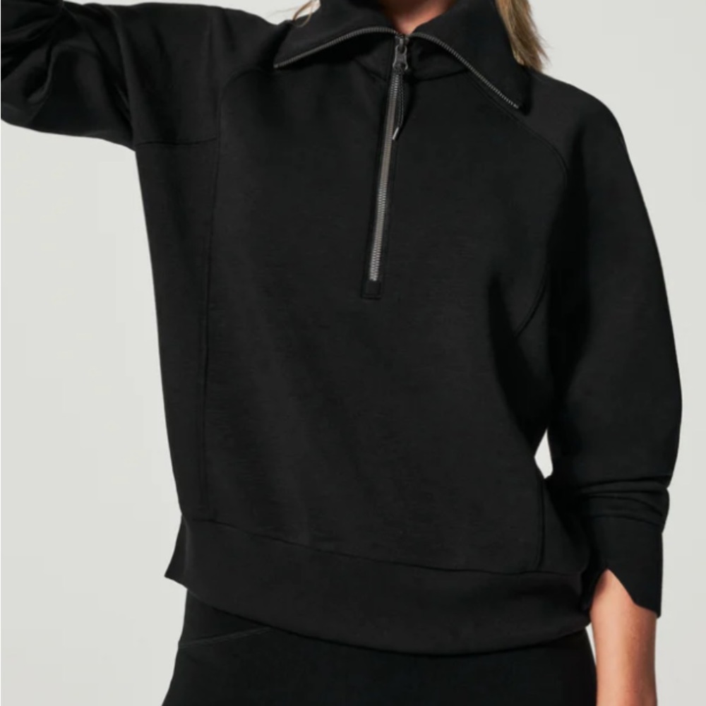 Spanx Air Essentials half zip top